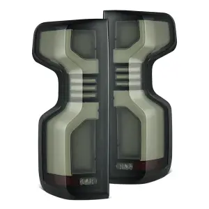620088 | AlphaRex LUXX-Series LED Tail Lights For Chevrolet Silverado 1500 / Silverado 2500 HD/3500 HD | Black