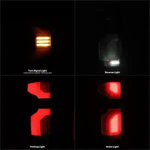AlphaREX - 620088 | AlphaRex LUXX-Series LED Tail Lights For Chevrolet Silverado 1500 / Silverado 2500 HD/3500 HD | Black - Image 2