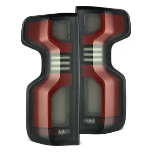 620068 | AlphaRex LUXX-Series LED Tail Lights For Chevrolet Silverado 1500 / Silverado 2500 HD/3500 HD | Red