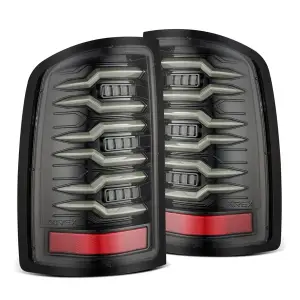 630070 | AlphaRex LUXX-Series LED Tail Lights For GMC Sierra 1500 (2007-2013) /2500 HD/3500 HD (2007-2014) | Alpha Black