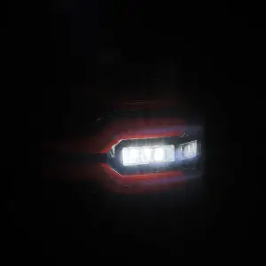 AlphaREX - 630080 | AlphaRex Luxx-Series LED Tail Lights For GMC Sierra 1500 (2007-2013) / 2500 HD/3500 HD None Classic/Dually (2007-2014) | Black Red - Image 9