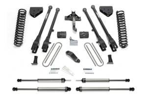 FTSK2120DL | Fabtech 6 Inch 4 Link System With Coils and DLSS Shocks(2008-2015 F250 Super Duty 4WD)