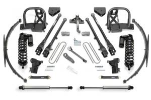 FTSK2154DL | Fabtech 10 Inch 4 Link System With DLSS 4.0 Coilovers and Rear Shocks DLSS (2011-2016 F350 Super Duty 4WD )