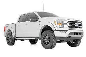 Rough Country - F-F320210A | Rough Country SF1 Fender Flares For Ford F-150 2WD/4WD | Flat Black - Image 7