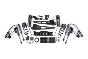 BDS1699FPE | BDS Suspension 4 Inch Lift Kit With Radius Arm For Ram 2500 4WD | Gas | Fox 2.5 Performance Elite Shocks