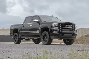 Rough Country - 19840RED | Rough Country 3.5 Inch Lift Kit Chevrolet Silverado / GMC Sierra 1500 (2007-2016) | Red Finish Arm, M1 Monotube Struts (2014-2016), M1 Monotube Struts - Image 3