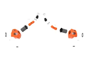 Afe - Advance Flow Engineering - 50-70100KN | AFE Power Momentum GT Cold Air Intake System Orange w/ Black Pro 5R Filter 2022-2025 Tundra V6-3.4L (tt) - Image 2