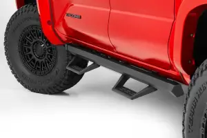 73003 | Rough Country SRL2 Adjustable Aluminum Steps Double Cab | Toyota Tacoma 2WD/4WD (2024-2025)