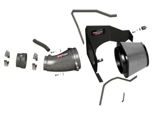 Afe - Advance Flow Engineering - 51-12172-C | AFE Power Track Series Stage-2 Carbon Fiber Intake System w/ Pro DRY S Filter 2011-2023 Challenger, Charger,  Chrysler 300 SRT8, SRT V8-6.4L HEMI - Image 1
