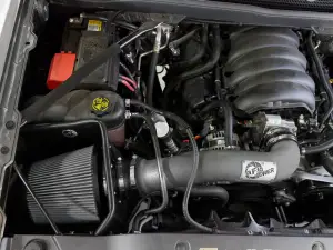 Afe - Advance Flow Engineering - 51-12332-GR | AFE Power Magnum Force Stage-2 Cold Air Intake System w/ Pro DRY S Filter Gray 2014-2019 Silverado, Sierra 1500, 2015-2020 Suburban, Tahoe, Yukon V8-5.3L/6.2L - Image 2