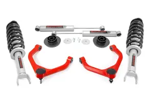 Rough Country - 31231RED | Rough Country 3 Inch Lift Kit with Premium N3 Struts / Rear Shocks (2012-2018 Ram 1500 4WD) - Image 1