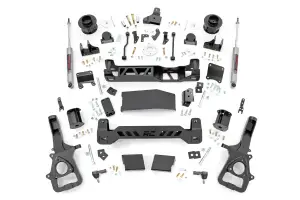 88330 | Rough Country 6 Inch Lift Kit Ram 1500 4WD | Without 22 Inch Factory Wheels, Strut Spacers With N3 Rear Shocks