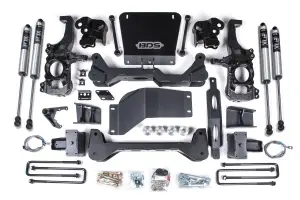 BDS767FS | BDS Suspension 5 Inch Lift Kit Chevrolet Silverado / GMC Sierra 2500 HD / 3500 HD 4WD | Rear Lift 5 Inch Block Kit Lift With Overload, Fox 2.0 Performance Series Shocks