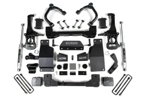 BDS1803H | BDS Suspension 6 Inch Lift Kit For Chevrolet Silverado / GMC Sierra 1500 4WD Diesel | Front Shock Strut Spacer And Rear NX2 Nitro Series Shock