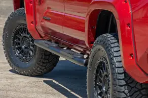 Rough Country - 21017 | Rough Country Oval Nerf Step Double Cab | Black | Toyota Tacoma 2WD/4WD (2024-2025) - Image 2