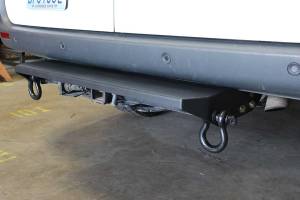 Van Compass - 4080 | Van Compass Rear Mini Tug Step For Mercedes-Benz Sprinter 2500 | Black Step Without D-Rings - Image 5