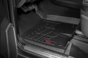 Rough Country - SM31430 | Rough Country Sure Fit Floor Mats For Crew Cab Ram 2500 / 3500 2WD/4WD (2019-2024) | Front Row Bucket Seats, Cover Front & Rear - Image 2