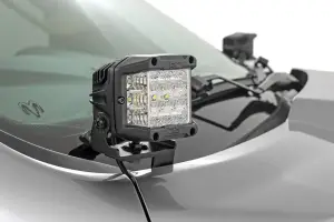 Rough Country - 82291 | Rough Country LED Ditch Light Kit For Ram 1500 | Black Series With Flood Beam - Image 2