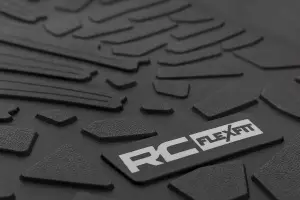 Rough Country - FF-60112 | Rough Country Flex-Fit Floor Mats For Jeep Wrangler Unlimited 4WD | First & Second Row - Image 5