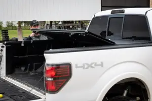 Rough Country - 47214550B | Rough Country Hard Low Profile Bed Cover For Ford F150 2WD/4WD | 5'7" Bed - Image 13