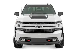 Rough Country - HS10010-GAZ | Rough Country Hood Scoop Chevrolet Silverado 1500 2WD/4WD | Summit White - Image 4