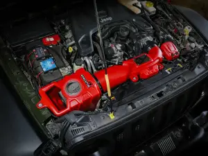 Afe - Advance Flow Engineering - 51-76217-R | AFE Power Momentum GT Cold Air Intake System Red w/ Pro DRY S Filter 2018-2024 Wrangler JL, Gladiator V6-3.6L - Image 3
