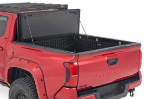 Rough Country - 49415551 | Rough Country Hard Tri Fold Flip Up Bed Cover For Toyota Tacoma 2WD/4WD | 5' Bed - Image 2