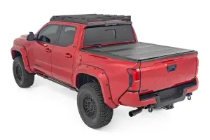 Rough Country - 49415551 | Rough Country Hard Tri Fold Flip Up Bed Cover For Toyota Tacoma 2WD/4WD | 5' Bed - Image 3