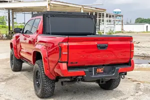 Rough Country - 49415551 | Rough Country Hard Tri Fold Flip Up Bed Cover For Toyota Tacoma 2WD/4WD | 5' Bed - Image 16