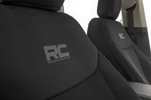 Rough Country - 91066 | Rough Country Seat Covers For Ford Maverick 2WD/4WD | Front & Rear, Without Rear Folding Armrest - Image 4