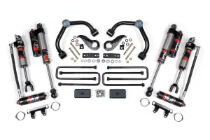 BDS761FPE | BDS Suspension 3 Inch Lift Kit For Chevrolet Silverado / GMC Sierra 2500HD / 3500HD | Rear Lift 2 Inch Block Kit With Overload | Fox 2.5 Performance Elite Shocks
