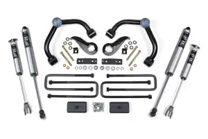 BDS761FS | BDS Suspension 3 Inch Lift Kit For Chevrolet Silverado / GMC Sierra 2500HD / 3500HD | Rear Lift 2 Inch Block Kit With Overload | Fox 2.0 Performance Series Shocks