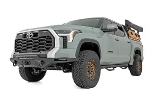 Rough Country - 72005 | Rough Country Hybrid Front Bumper For Toyota Tundra 2WD/4WD | Without LED Lights, Winch Mount ONLY - Image 5