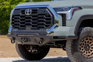Rough Country - 72005 | Rough Country Hybrid Front Bumper For Toyota Tundra 2WD/4WD | Without LED Lights, Winch Mount ONLY - Image 7