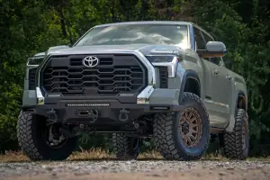 Rough Country - 72005 | Rough Country Hybrid Front Bumper For Toyota Tundra 2WD/4WD | Without LED Lights, Winch Mount ONLY - Image 9