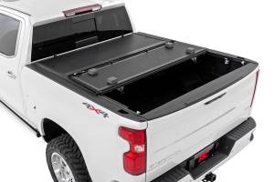 Rough Country - 47120650B | Rough Country Hard Low Profile Bed Cover Chevrolet Silverado GMC Sierra 1500 | 6'7" Bed, Standard Bed - Image 5