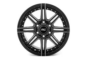 88170012 | Rough Country 88 Series Wheel | One-Piece | Gloss Black | 17x9 | 6x5.5 | +0mm