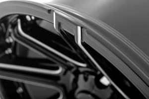 Rough Country - 88170012 | Rough Country 88 Series Wheel | One-Piece | Gloss Black | 17x9 | 6x5.5 | +0mm - Image 4
