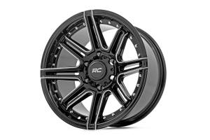 Rough Country - 88170012 | Rough Country 88 Series Wheel | One-Piece | Gloss Black | 17x9 | 6x5.5 | +0mm - Image 3