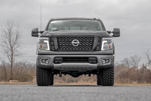 Rough Country - 83431RED | Rough Country 3 Inch Lift Kit For Nissan Titan 2WD/4WD | Red Finish Arm, Lifted N3 Struts (2017-2023 Models) 4WD Models Only, Premium N3 Shocks - Image 2