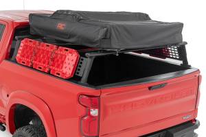 Rough Country - 10204 | Rough Country Half Height Bed Rack For Chevrolet Silverado 1500 2WD/4WD | Plus Refresh, Half Rack - Image 2