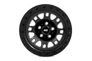 82170917 | Rough Country 82 Series Wheel | One-Piece | Semi Gloss Black | 17x9 | 6x135 | -12mm