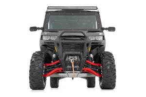 Rough Country - 97041RED | Rough Country Aluminum Control Arms For Can-Am Defender HD 5/ HD 8 / HD 9 / HD 10 | Red Finish, High Clearance With 2 Inch Forward Offset - Image 5