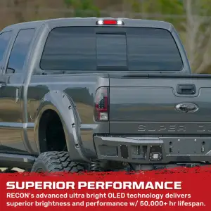 Recon Truck Accessories - 264116BKHP | Recon LED 3rd Brake Light Kit with Ultra High Power CREE XML LEDs Smoked Lens (1999-2016 F250, F350 Super Duty | 1995-2003 Ranger, 2001-2005 Sport Trac) - Image 9