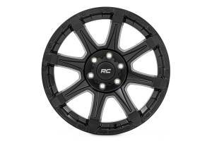 81200906 | Rough Country 81 Series Wheel | One-Piece | Semi Gloss Black | 20x9 | 8x180 | 0mm