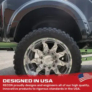 Recon Truck Accessories - 264136WHBK | Recon Fender LED Lights (4-Piece Set)Êw/ 4 White LED Lights in Smoked (2011-2024 F350, F450 Super Duty) - Image 4