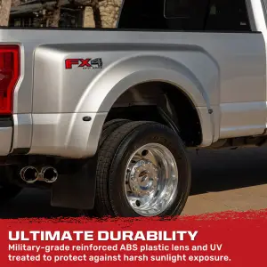 Recon Truck Accessories - 264136WHBK | Recon Fender LED Lights (4-Piece Set)Êw/ 4 White LED Lights in Smoked (2011-2024 F350, F450 Super Duty) - Image 5
