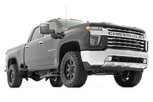 Rough Country - 97750RED | Rough Country 3 Inch Lift Kit For Chevrolet Silverado / GMC Sierra 2500 HD & 3500 HD | Red Finish Arms, With Factory Rear Overload Springs, Vertex Shocks Shocks - Image 3
