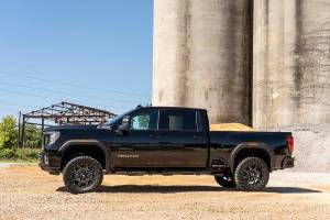 Rough Country - 97750RED | Rough Country 3 Inch Lift Kit For Chevrolet Silverado / GMC Sierra 2500 HD & 3500 HD | Red Finish Arms, With Factory Rear Overload Springs, Vertex Shocks Shocks - Image 5