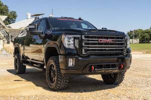 Rough Country - 97730 | Rough Country 3 Inch Lift Kit For Chevrolet Silverado / GMC Sierra 2500 HD & 3500 HD | Aluminum Finish Arms, With Factory Rear Overload Springs, Premium N3 Shocks - Image 4